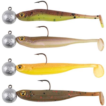 Kit Med Armrede Softbaits Fox Rage Ultra Uv Micro Tiddler Fast Loaded Lure Pack