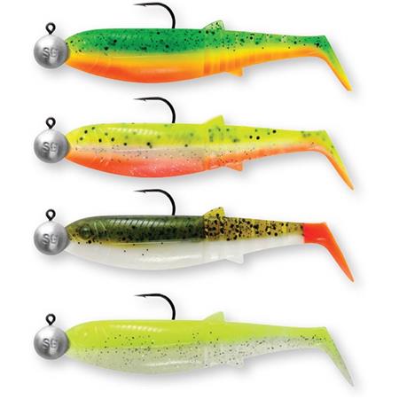 Kit Med Færdigmonterede Softbaits Savage Gear Cannibal Shad Mix