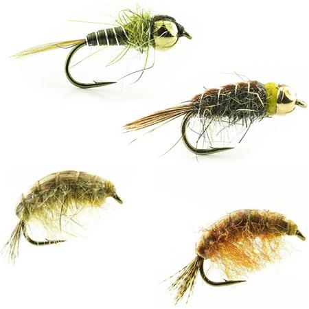 Kit Mit 4 Fliegen Devaux Nymphes 2