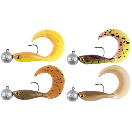 Kit Mit Montierten Weichen Gummiködern Fox Rage Ultra Uv Micro Grub Tail Loaded Lure Pack