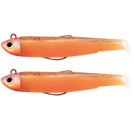 Kit Nălucă Moale Armat Fiiish Double Combo Black Minnow 120 + Cap Plumbat Search
