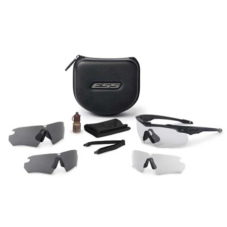 Kit Occhiale Protettivo Ess Crossblade Deluxe Apel Naro