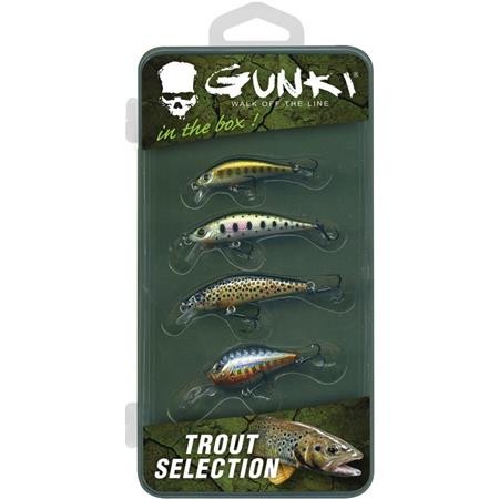 leurre souple truite gunki