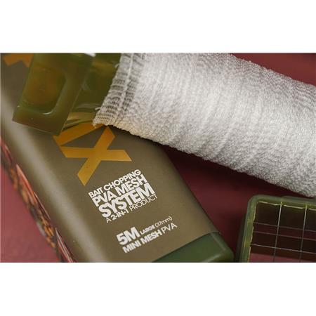 KIT REDE SOLÚVEL C/ CORTADOR ONE MORE CAST CHOPSTIX BAIT CHOPPING FADE PVA MESH SYSTEM AVEC CUTTER
