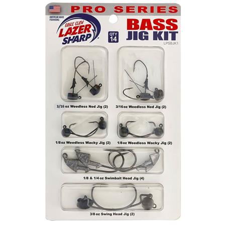 KIT RIG EAGLE CLAW LAZER SHARP BASS JIG