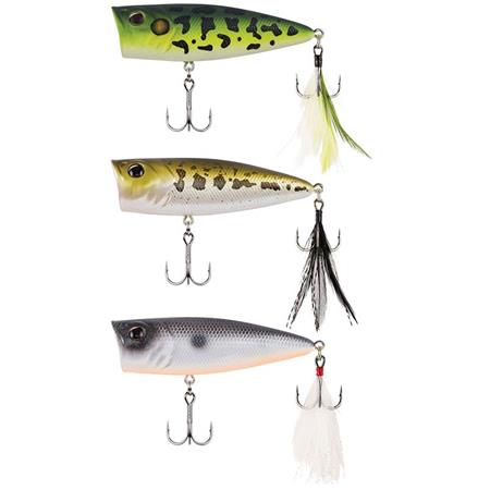 Kit Señuelo De Superficie Berkley Bullet Pop - Paquete De 3