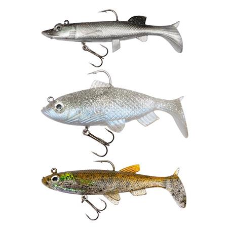 Kit Señuelos Blandos Armados - 12Cm Zebco Pike Lure Packs - 12Cm