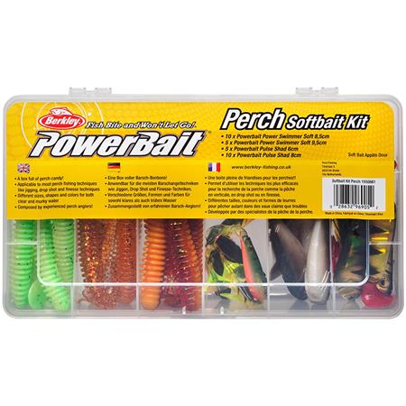 Kit Señuelos Blandos Berkley Powerbait Perch Kit - Paquete De 30