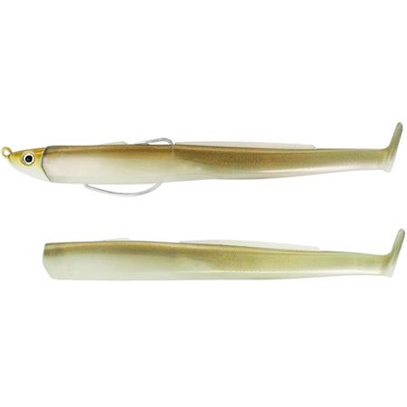 Kit Soft Kunstaas Bewapend + Shallow Jigkop Fiiish Combo Black Eel 110 + Tete Plombee Shallow