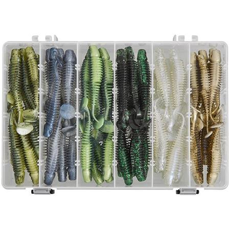 KIT SOFTBAIT GUNKI TIPSY CXL CLEAR WATER BOX