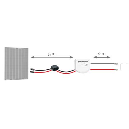 KIT SOLAR COMPLETO EVERSOL 100W 12V BATEAU CAMPING CAR