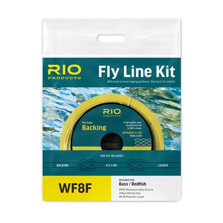 Kit Vliegvislijn + Backing + Onderlijn Rio Mainstream Kit