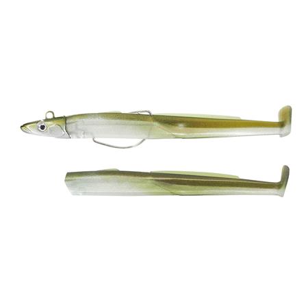 Kit Weicher Köder Bewaffnet + Bleikopf Shore Fiiish Combo Black Eel 200 + Tete Plombee Shore