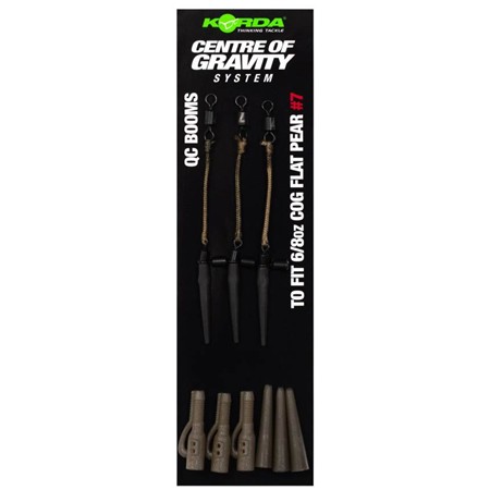 Κλιπ Μολύβδου + Μανίκι Korda Cog Boom Qc Flat Pear