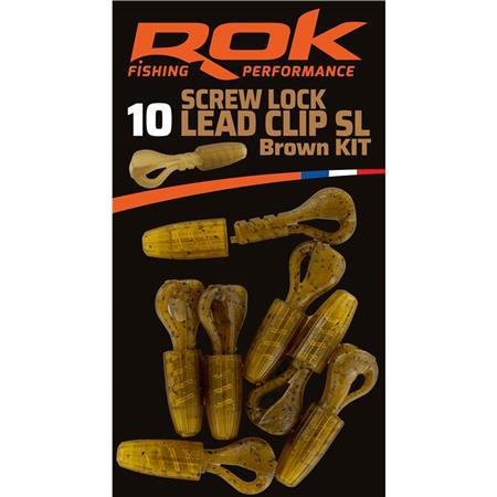Κλιπ Μολύβδου Rok Fishing Screw Lock Lead Clip Sl