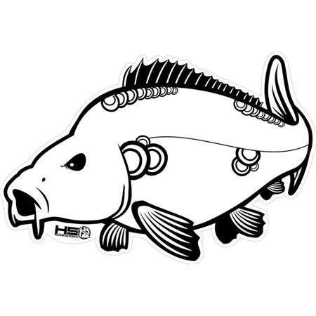 Klistermærke Hot Spot Design Carp
