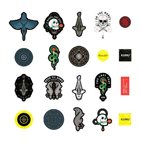 Klistermærker Kumu Stickerbomb Pack 4