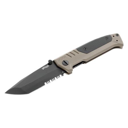 KNIFE WALTHER PDP TANTO FOLDER FDE- PARTIELLEMENT DENTELÉE