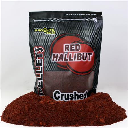 Knust Pellet Pro Elite Baits Red Hallibut Pellets Crushed