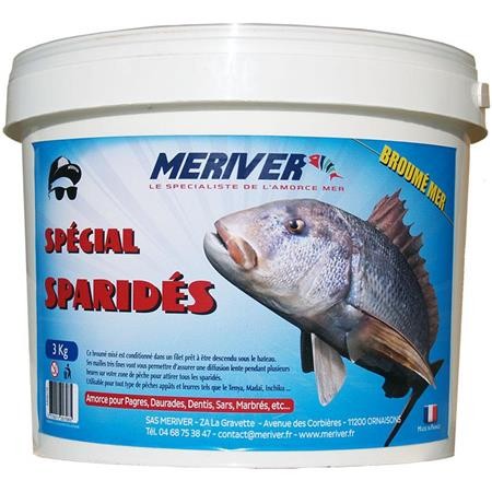 Köder Brühe Meer Spezial Spariden - 3Kg Meriver Broumé Mer Spécial Sparidés - 3Kg