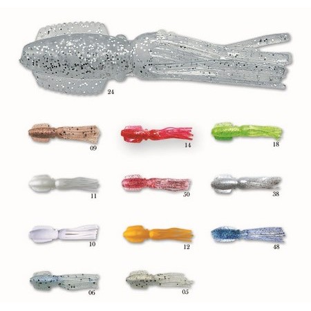 KÖDER DELALANDE SQUID 7CM - 3ER PACK