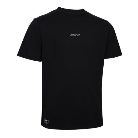 ΚΟΝΤΟΜΆΝΙΚΟ T-SHIRT BKK SHORT SLEEVE CASUAL SHIRT BLACK BASS - ΜΑΎΡΟ