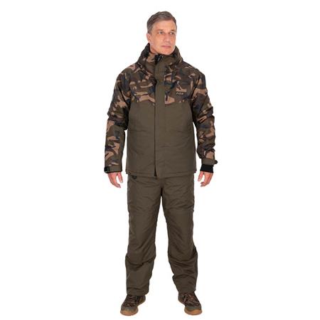 Komplet Kurtka I Ogrodniczki Męskie Fox Khaki / Camo Wintersuit
