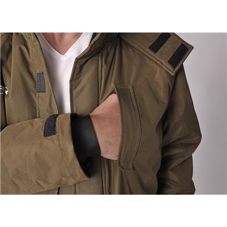 KOMPLET KURTKA I OGRODNICZKI MĘSKIE SPRO THERMAL SUIT - KHAKI