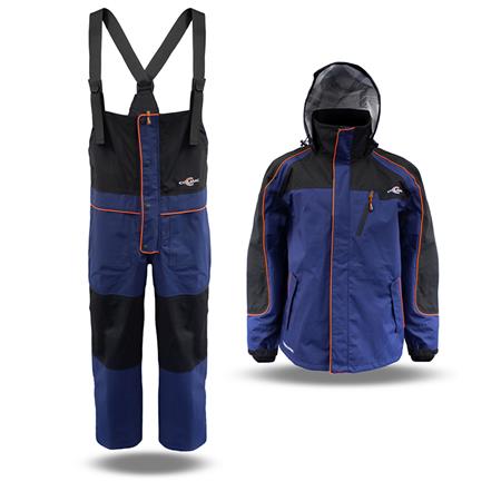 Komplet Kurtka + Spodnie Na Szelkach Colmic Rainproof Suit S-21 - Niebieski