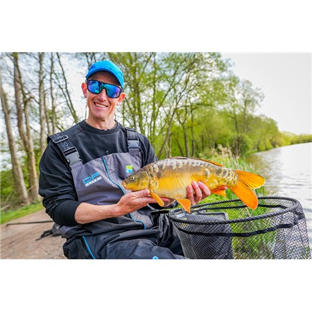 KOMPLET KURTKI I OGRODNICZEK MĘSKICH PRESTON INNOVATIONS DF LITE SUIT - CZARNY/SZARY