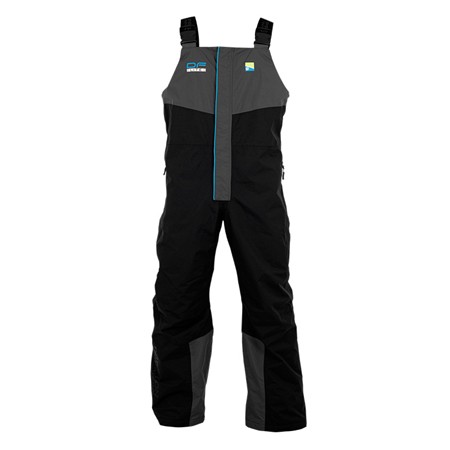 KOMPLET KURTKI I OGRODNICZEK MĘSKICH PRESTON INNOVATIONS DF LITE SUIT - CZARNY/SZARY