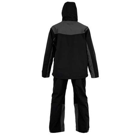 KOMPLET KURTKI I OGRODNICZEK MĘSKICH PRESTON INNOVATIONS DF LITE SUIT - CZARNY/SZARY