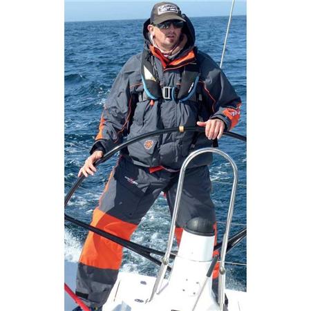 Komplet Kurtki I Spodni Sakura Gros Temps V2 - Szary/Pomarańczowy