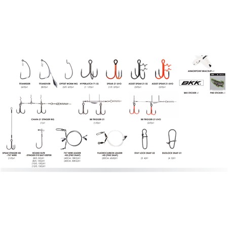 KOMPLET SÆT BKK OCD KIT - EU PREDATOR PIKE M