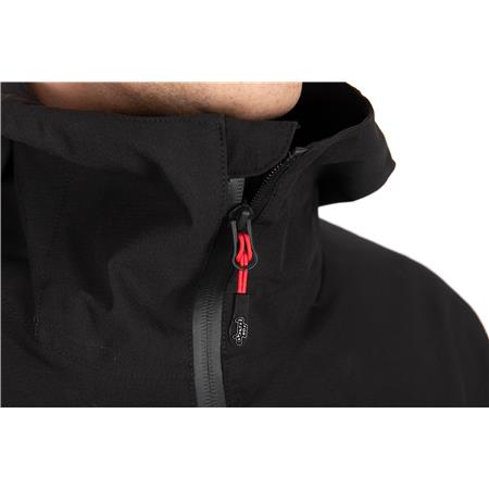 KOMPLETT-SET JACKE UND LATZHOSE HERREN FOX RAGE RAGEWEAR RAINSUIT - NOIR