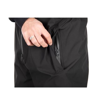 KOMPLETT-SET JACKE UND LATZHOSE HERREN FOX RAGE RAGEWEAR RAINSUIT - NOIR