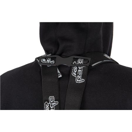 KOMPLETT-SET JACKE UND LATZHOSE HERREN FOX RAGE RAGEWEAR RAINSUIT - NOIR