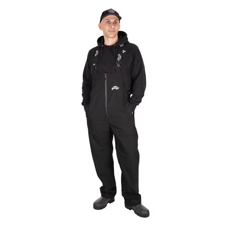 KOMPLETT-SET JACKE UND LATZHOSE HERREN FOX RAGE RAGEWEAR RAINSUIT - NOIR