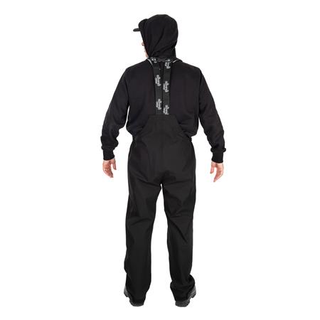 KOMPLETT-SET JACKE UND LATZHOSE HERREN FOX RAGE RAGEWEAR RAINSUIT - NOIR