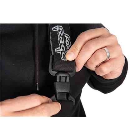 KOMPLETT-SET JACKE UND LATZHOSE HERREN FOX RAGE RAGEWEAR RAINSUIT - NOIR
