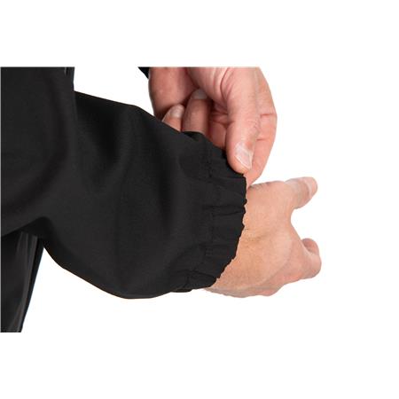 KOMPLETT-SET JACKE UND LATZHOSE HERREN FOX RAGE RAGEWEAR RAINSUIT - NOIR