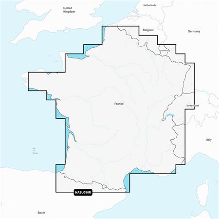 Kort Navionics + Regular Sd-Format Frankrig Indre Farvande
