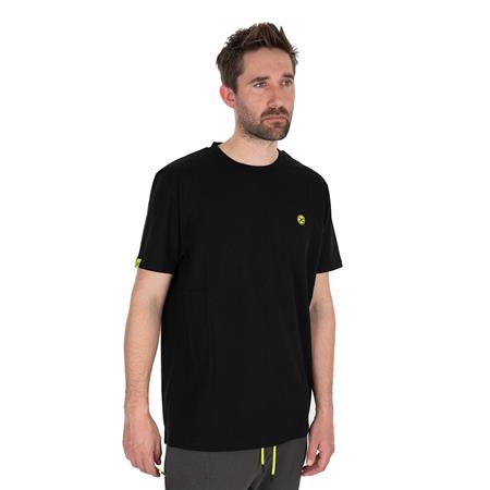 KORTÆRMET HERRE-T-SHIRT FOX MATRIX LARGE LOGO T-SHIRT - SORT