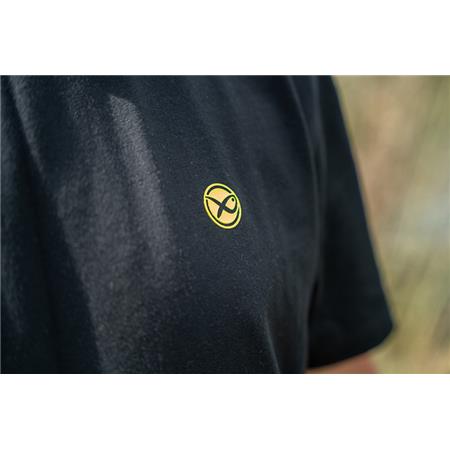 KORTÆRMET HERRE-T-SHIRT FOX MATRIX LARGE LOGO T-SHIRT - SORT
