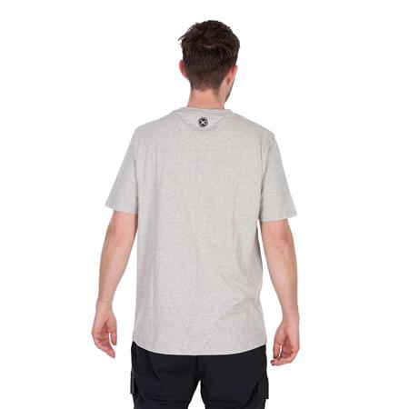 KORTÆRMET HERRE-T-SHIRT FOX MATRIX MINI LOGO T-SHIRT - GRÅ