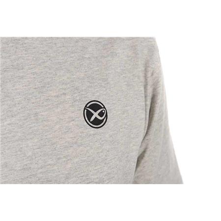 KORTÆRMET HERRE-T-SHIRT FOX MATRIX MINI LOGO T-SHIRT - GRÅ