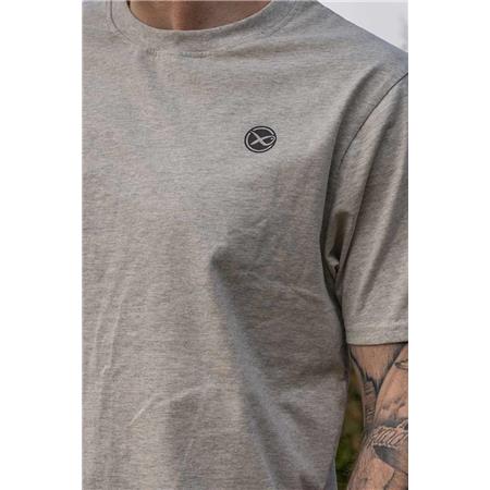 KORTÆRMET HERRE-T-SHIRT FOX MATRIX MINI LOGO T-SHIRT - GRÅ