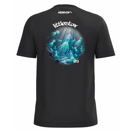 Kortærmet T-Shirt Til Herre Meriver Egi Littlestar - Sort