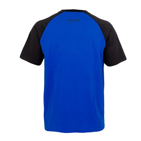 KORTÆRMET T-SHIRT TIL HERRE PRESTON INNOVATIONS LIGHTWEIGHT BLUE RAGLAN - BLÅ