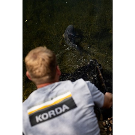 KORTÆRMET T-SHIRT TIL HERRER KORDA LAKEBED - GRÅ